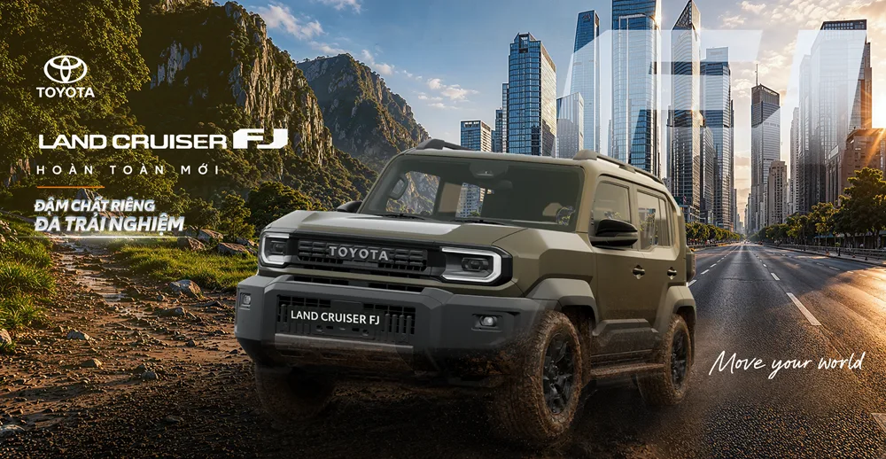 Ảnh ngoại thất Land Cruiser FJ từ Toyota Việt Nam